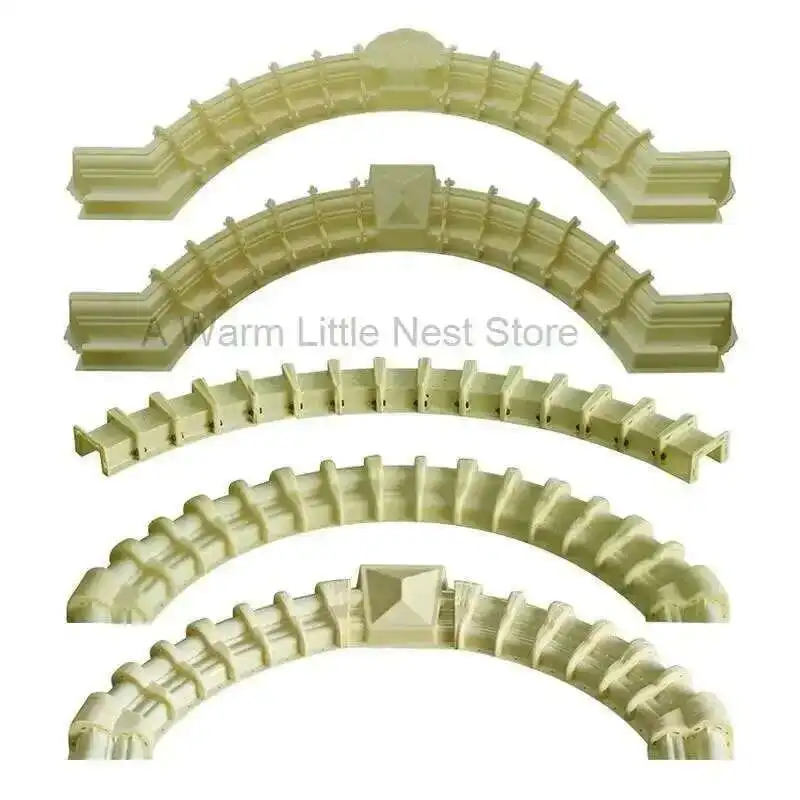 

Creative Arched Arc Roman Column European Retro Window Molds Villa Garden Exterior Wall Building Home Cement Cast-in-place Model