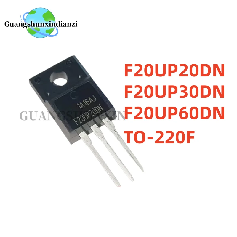 10PCS 100% NEW F20UP20DN F20UP30DN F20UP60DN TO-220F Best Quality transistor In Stock