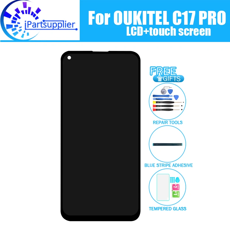 

6.35inch OUKITEL C17 PRO LCD Display+Touch Screen 100% Original Tested LCD Digitizer Glass Panel Replacement For OUKITEL C17 PRO