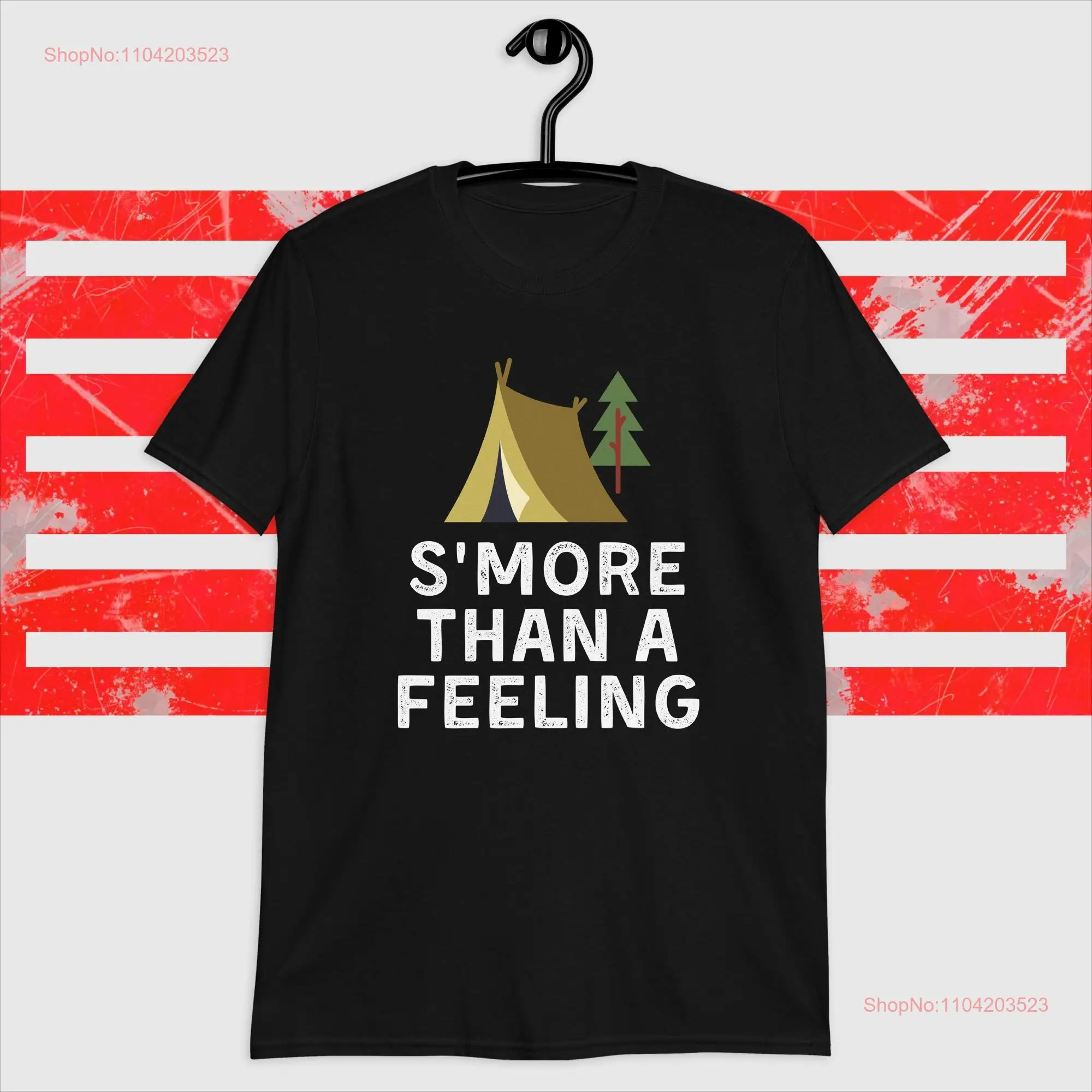 S'more Than a Feeling Campfire T Shirt For Cozy Summer Nights long or short sleeves