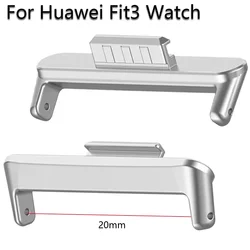 1Pair Adapter For Huawei Watch Fit 3 Watchband Strap Connector Bracelet Metal Stainless Steel Fit3 20mm Band width Accessories