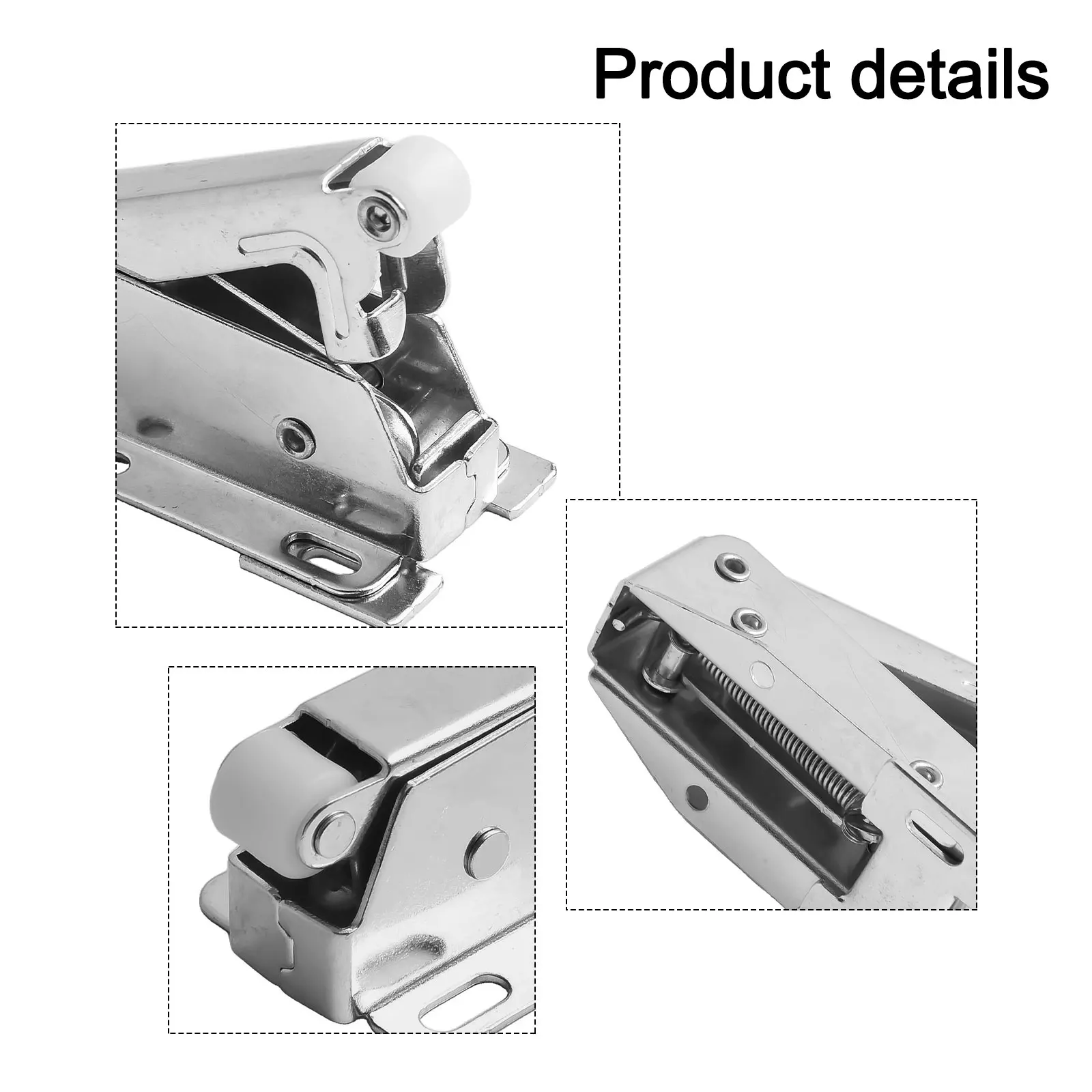 Cabinet Door No Installation Handle One Click To Open Push Type Rebound Self Locking Device Sleek And Seamless Appearance