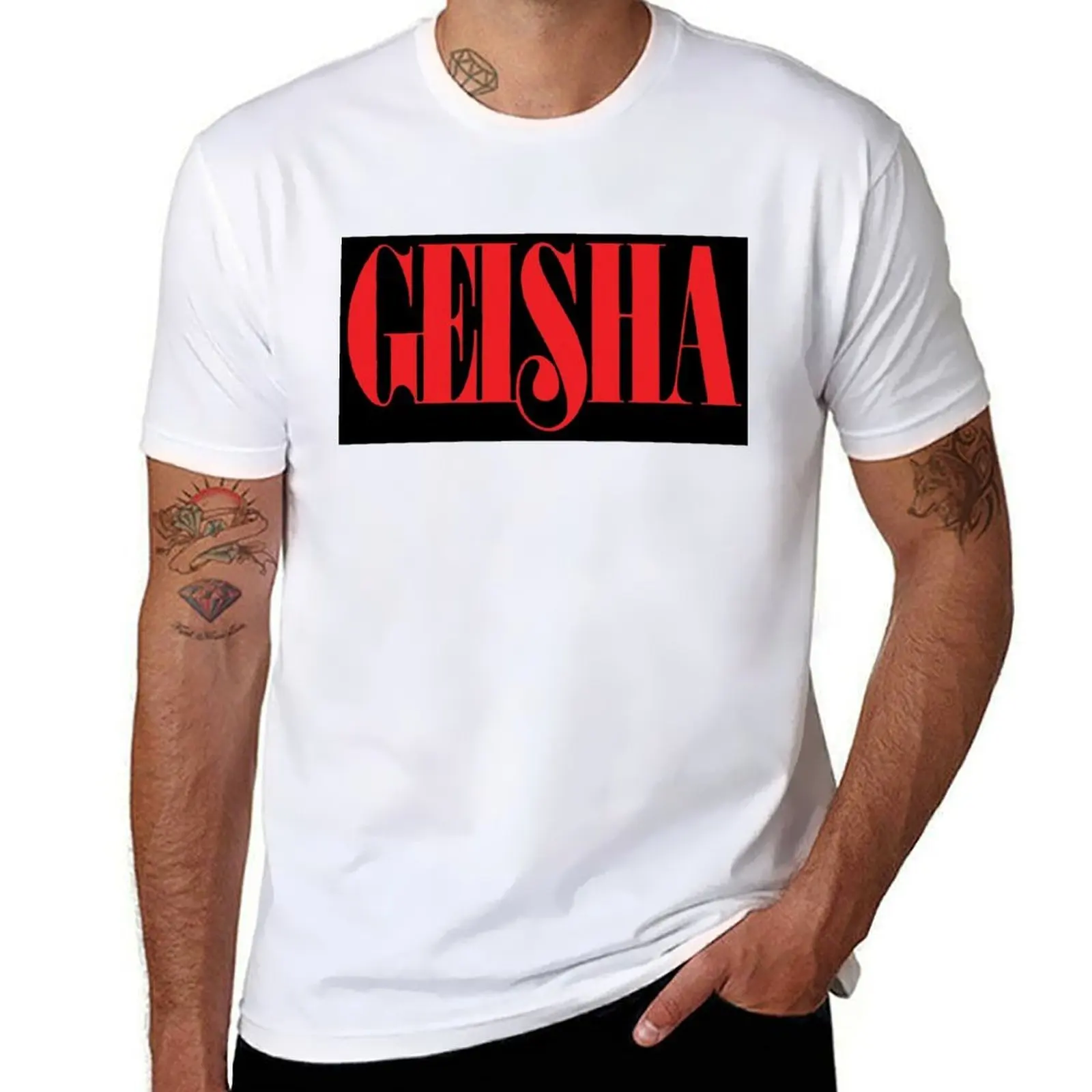 

Geisha - Clothing T-Shirt t shirt men 100% cotton luxury brand t shirts for man graphic vintage man tshirt T-Shirt
