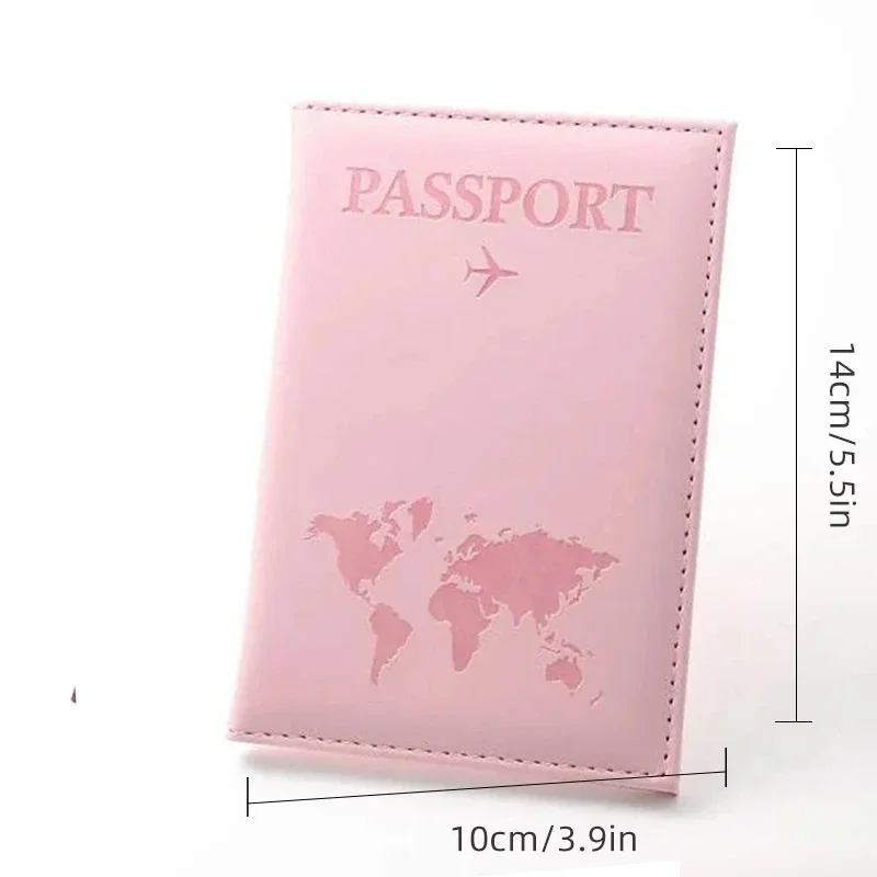 Leather Passport Holder For Men Business Travel Document Bag Passport Cover Passport Women Portable Bag PU Business Card Holder