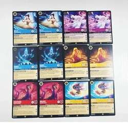 Disney Lorcana Proxy rozdział 1 NoneFoil francuski/niemiecki-belle elsa hades malefiz rapinzel stich TCG karty do gry