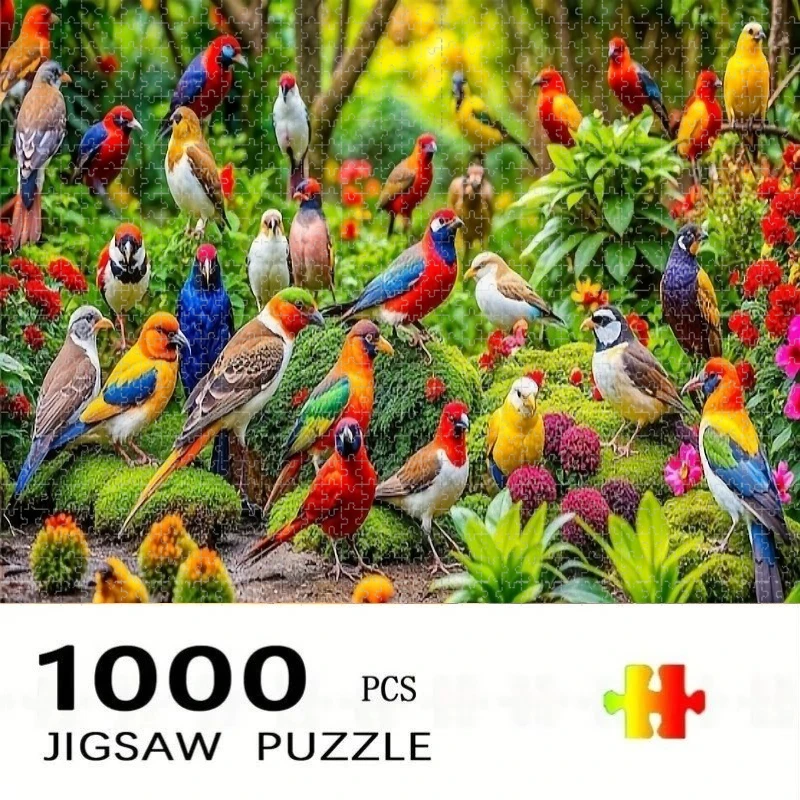 quebra-cabecas-de-passaros-na-floresta-1000-500-pecas-decoracao-para-casa-jogos-quebra-cabecas-de-paisagens-brinquedos-educativos-presentes-de-aniversario