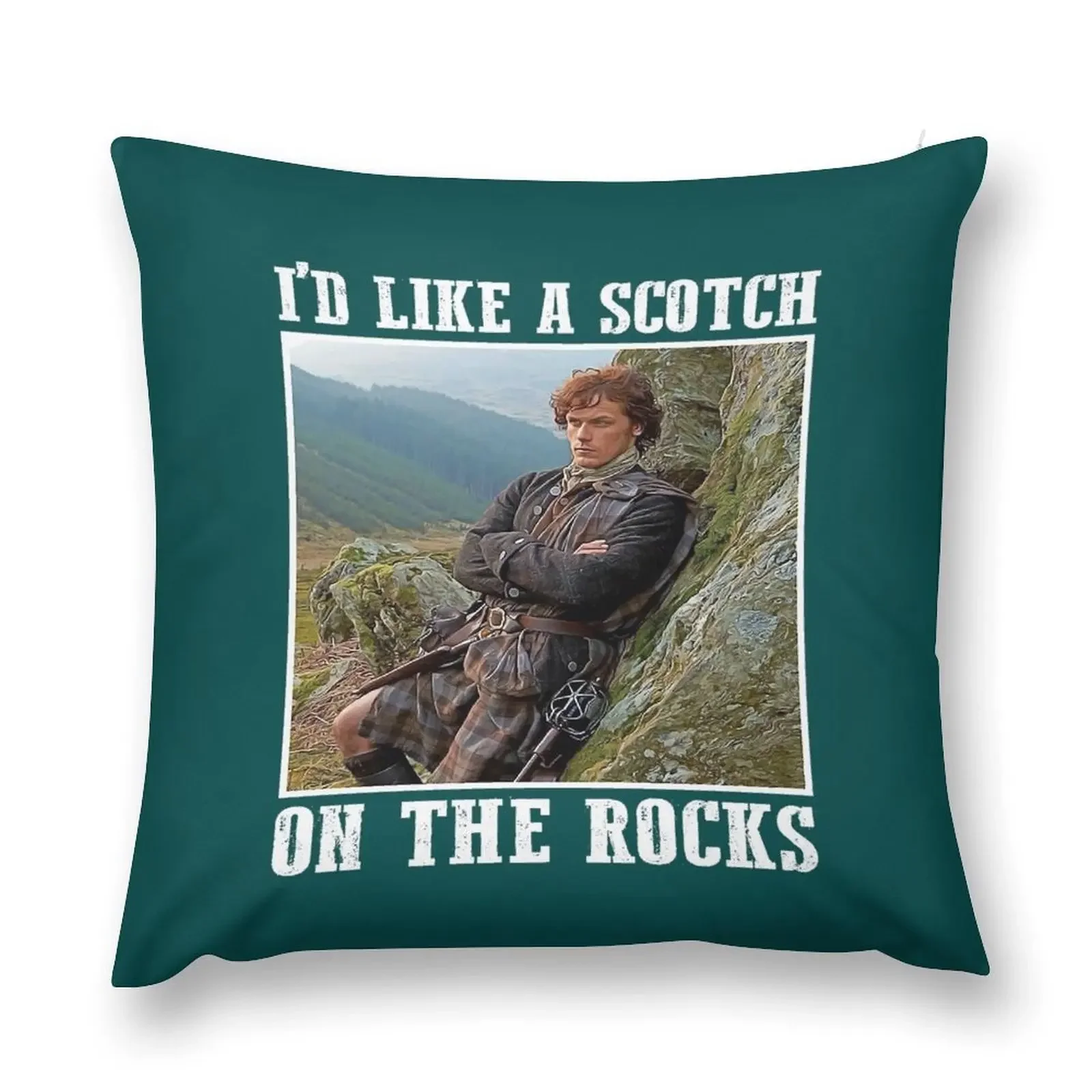 I'd Like a Scotch on the Rocks Outlander Throw Pillow Sofa Cushions Cover autumn pillowcase christmas decorations 2025 pillow