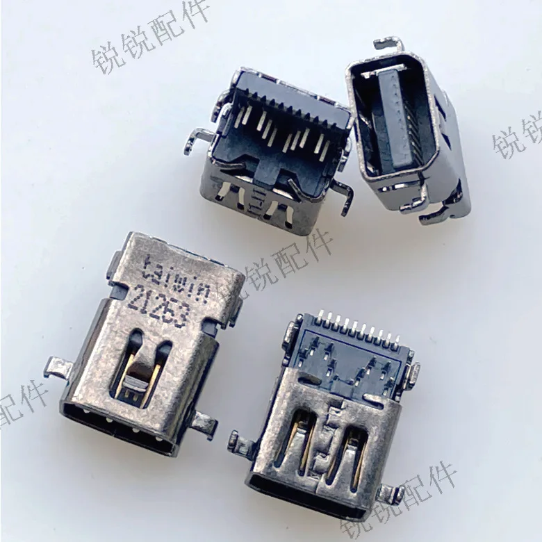 For MINI DP 20P sinking plate female seat SMT + DIP front plug and rear sticker, mini DisplayPort high definition socket