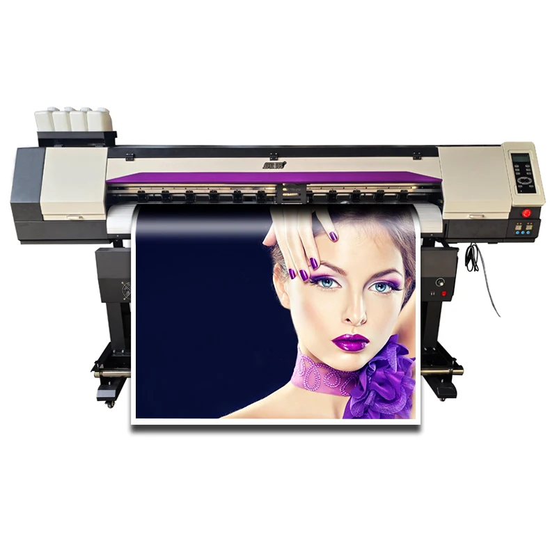 New type billboard 5/6feet multicolor large format printer cutter plotter printing business for sale