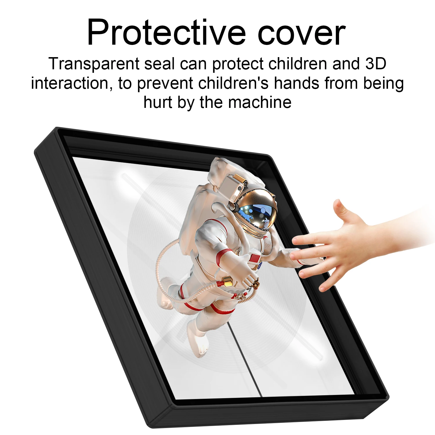 3D Holographic Fan WIFI Remote Control Safety Cover High Resolution LED Sign Advertising Light Display Holographic Projector