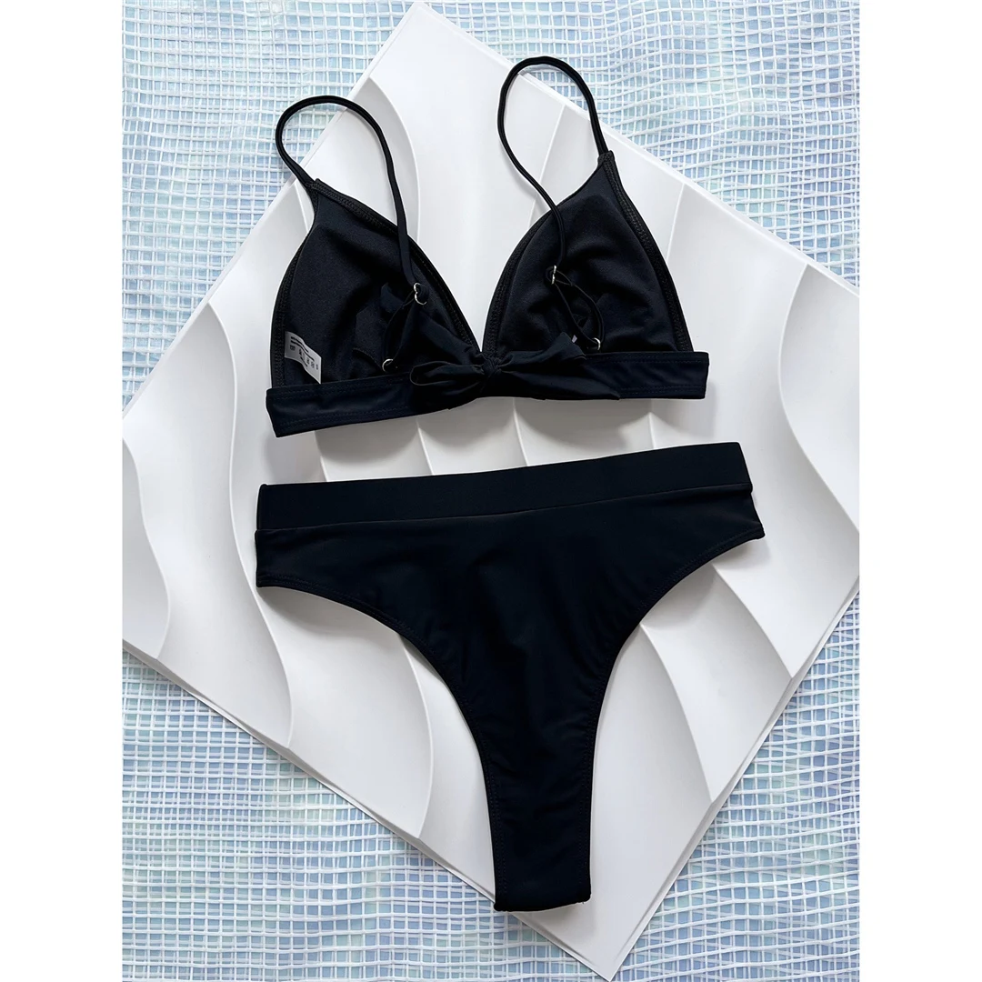 Sexy brasilianischer Bikini mit hohem Beinausschnitt und hoher Taille, zweiteiliger Badeanzug für Damen, Badebekleidung, Badeanzug, Badebekleidung, Badeanzug V5497 – Detail 10