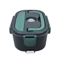 Portable Electric Food Warmer Heater, 12-24V 110/220V Lunch Box For Home Car Use, Food Container Rice Container Dinnerware Sets