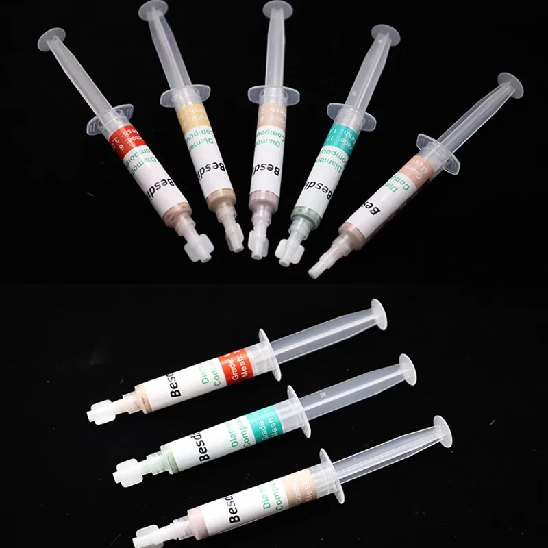 Imagem -02 - Taiwan Besdia Diamante Compostos g Pcs Diamante Moagem Colar Molde Espelho Polimento Pasta Oleosa Diamante Colar Grit20028000 Pcs