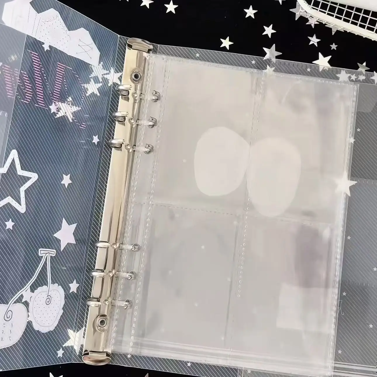 A5 Loose-Leaf Binder Organization Ins Style Ring Binder Notebook Scrub PP Inner Core Cover Note Book Journal Planner Office view 6