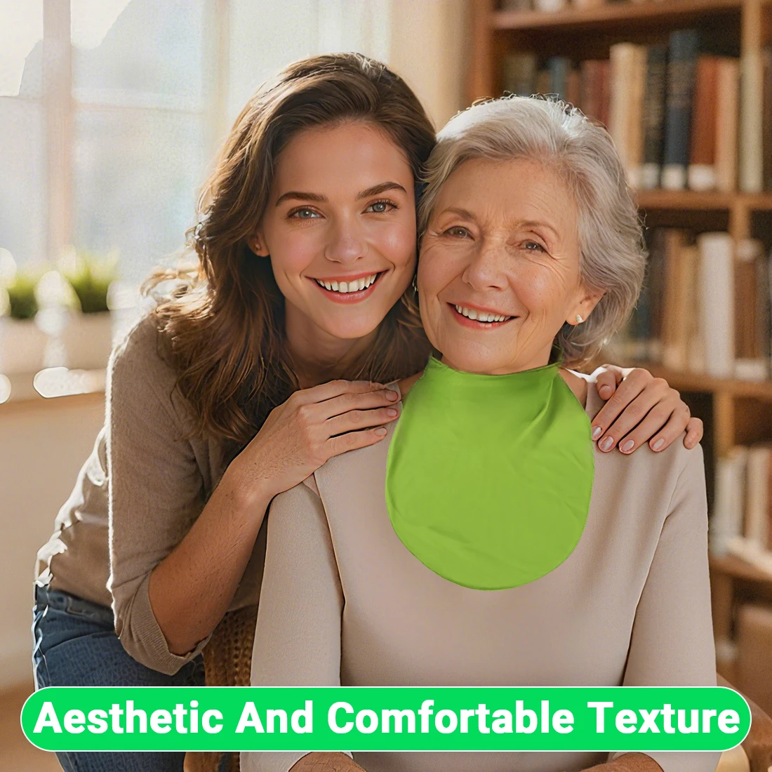 

Ehucon Neck Trachea Protector Tracheostomy Cover with Adjustable Straps Soft Neck Stoma Protector for Post-Surgery Care 1or2PCS