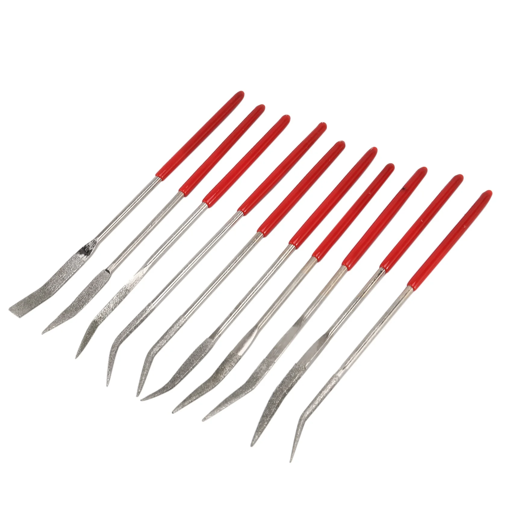 ABNC-Curved Mini Diamond File Set Needle File Set Coated Diamond File Metal File Set