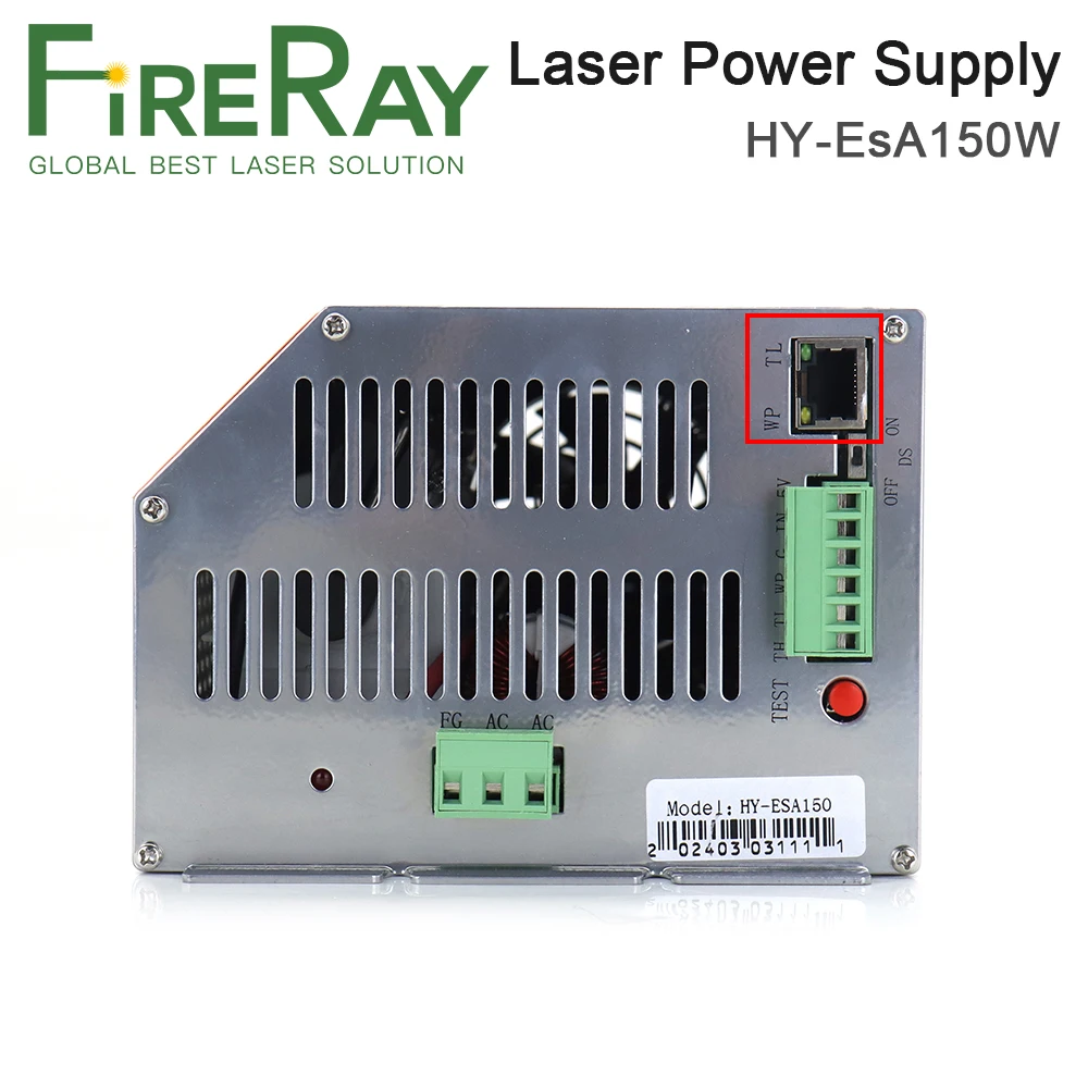 Imagem -04 - Fonte de Alimentação para Gravação a Laser Co2 e Máquina de Corte Fireray 150180w Hy-esa150 es Series