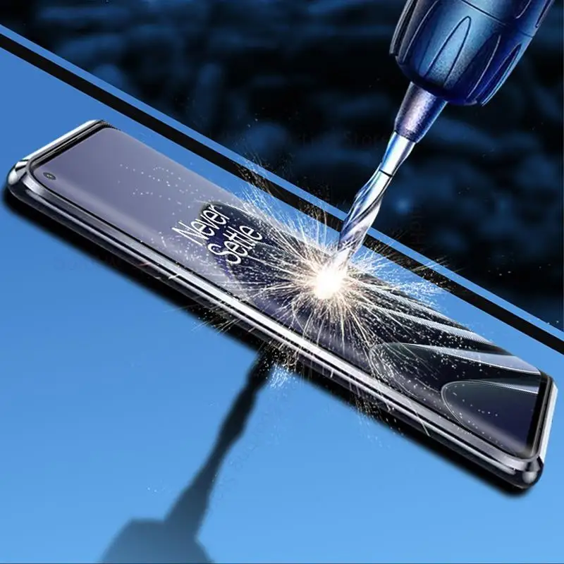 For OnePlus 10 Pro Magnetic Adsorption Tempered Glass Phone Case For One Plus 10 Pro 360 Double-Sided Protector Film Flip Cover