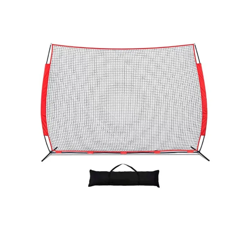 Portable Baseball Net Flat Stopping Barrier Net Baseball Softball Protective Training Net for Batting Practice