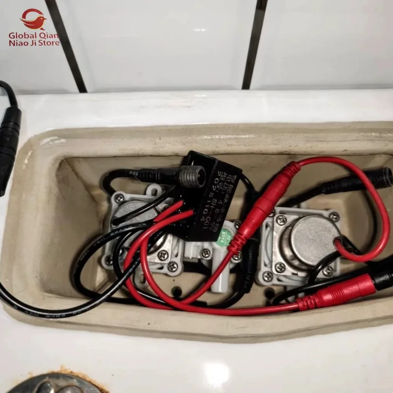 Controller Accessory for Smart Pulse ToiletButton Control Circuit Main Board,Foot-kick Operated Toilet Pulse Valve Control Board