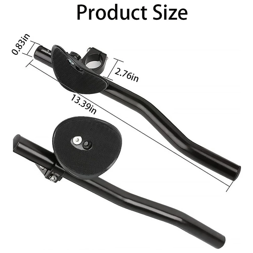 جبل سبائك الألومنيوم دراجة المقود الاسترخاء القضبان الذراع مساعدة مشقوق ملزمة الدراجة مساعدة لمسافات طويلة #5