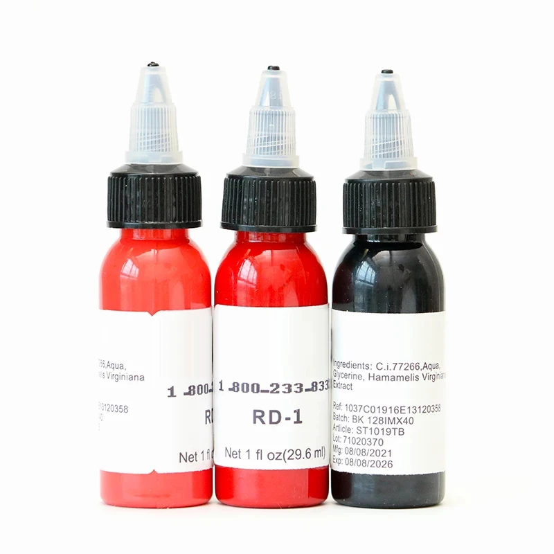 Encre de tatouage 30ml, 1 pièce, maquillage Permanent, sourcils, lèvres, yeux, ligne, couleur, Pigment de Microblading pour la beauté du corps, Art de tatouage