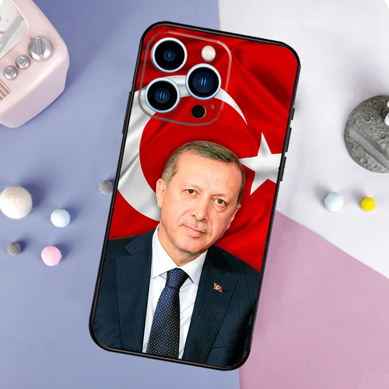 Turchia Recep Tayyip Erdogan Cassa Del Telefono Per iPhone 17 Pro Max 15 13 12 11 14 16 Pro Max Plus Mini 16e 17 Air Della Copertura Posteriore