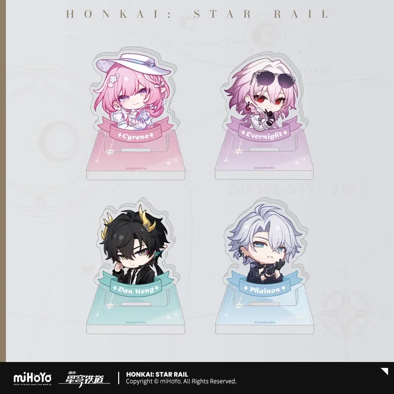 Sunsyea Honkai Star Rail Official Merch miHoYo Original Authentic Nameless Medal Series Acrylic Seal Ornament Sunday Robin