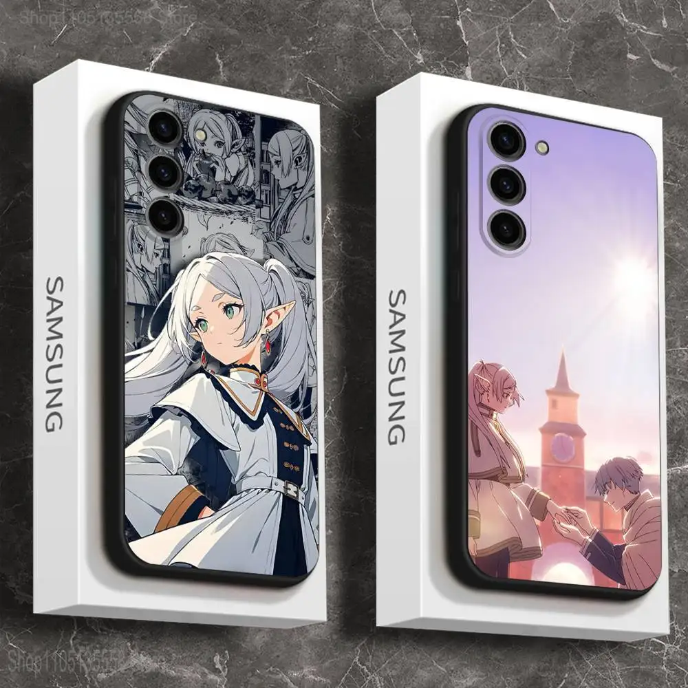

Frieren Sousou No F-Frieren Phone Case For Samsung Galaxy A 91,80,73,72,71,53,52,51,22,5G Shockproof Soft Black Cover