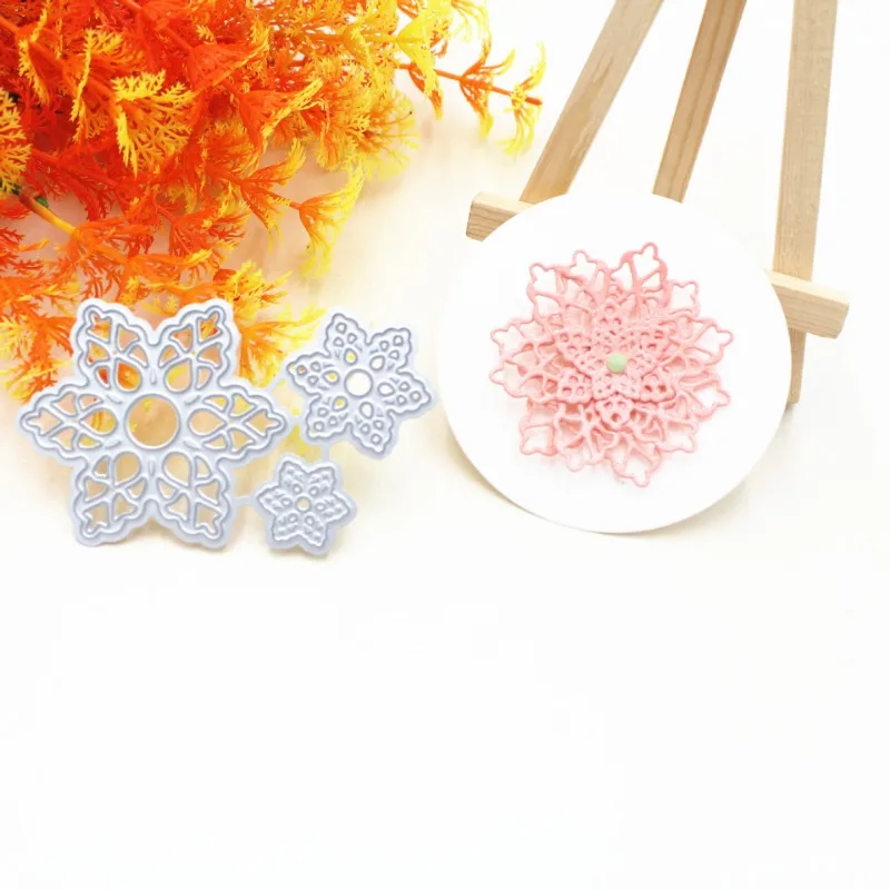 Flower Spring Leaf Metal Cutting Dies Stencil Scrapbooking Photo Album Card Paper Embossing Craft DIY