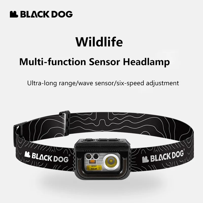 Blackdog Outdoor Waterproof Headlight Night Fishing Ultra Long Range Headlamp Multifunctional Induction Headlamp