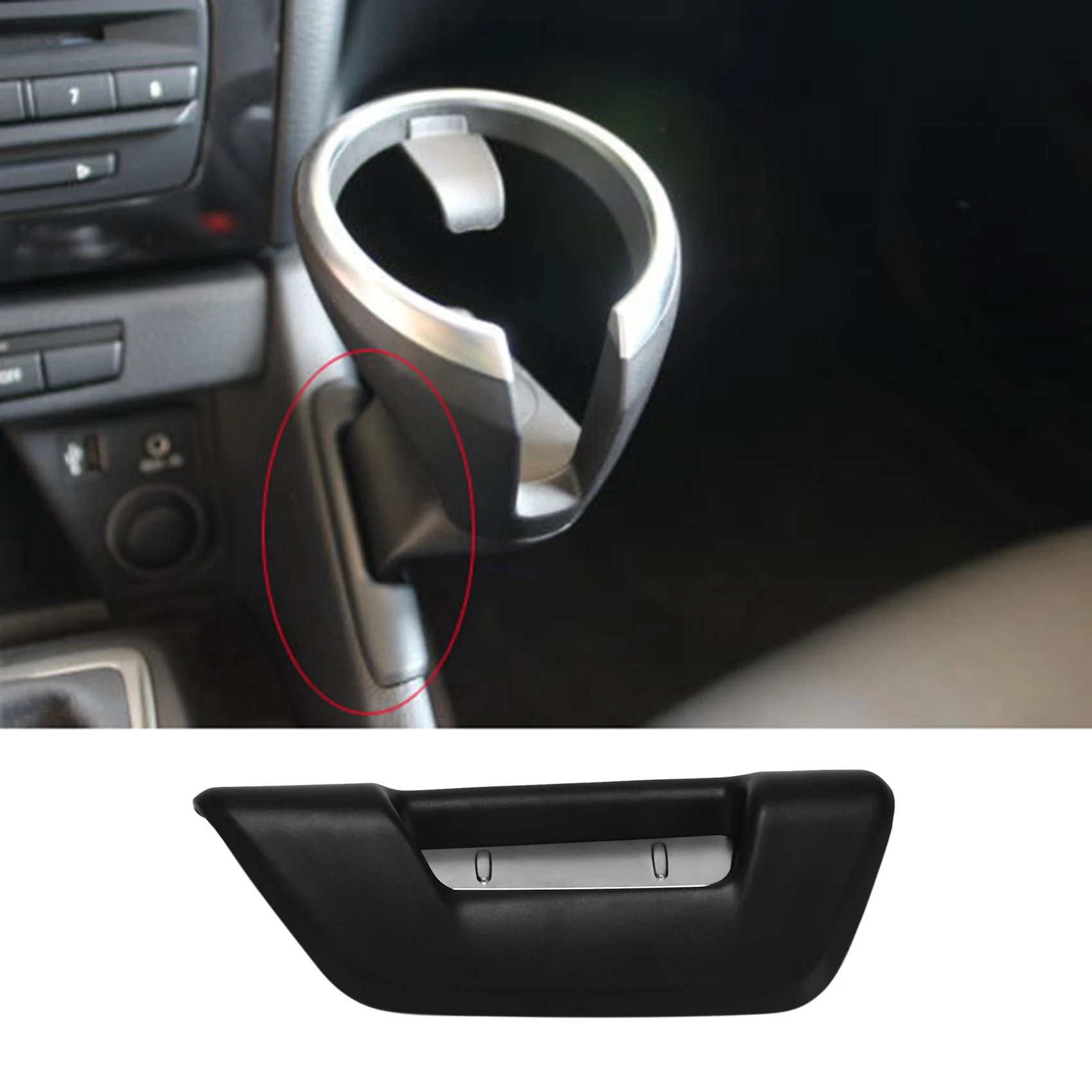 Car Drinks Holder Cup Holder Cover For-BMW X1 E84 51169255209