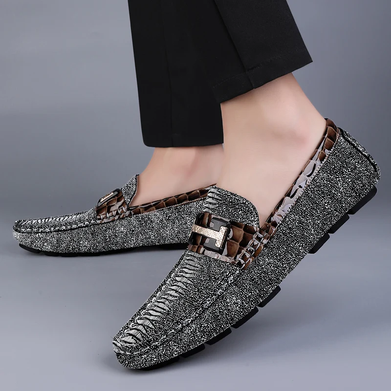 

Men Loafers Shoes Personalized Fashion Classic Banquet Party Hairstylist Shoes