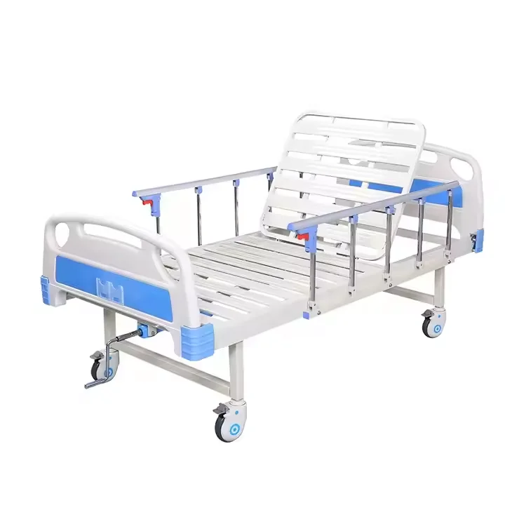 Annual New Products flat cholera price medical bed electric manual patient single Crank hospital bed