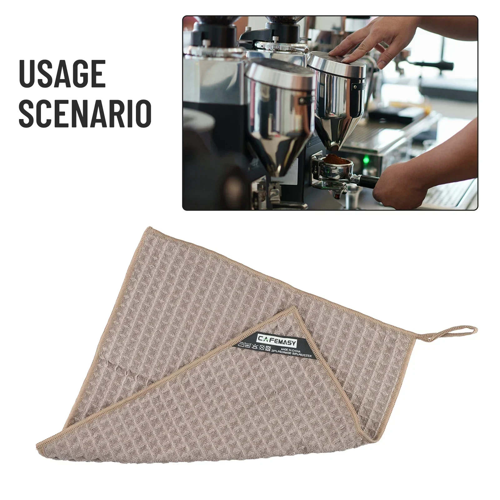 Trwała ściereczka do czyszczenia Akcesoria Narzędzie 1 szt. 30 * 30 cm Bardzo dobre wchłanianie wody Białe talerze kuchenne