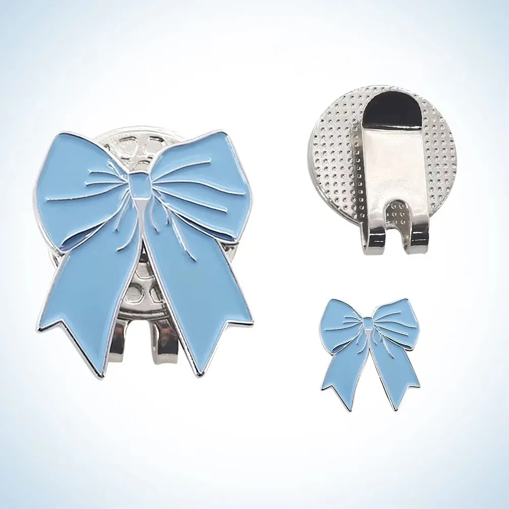 

Спортивная кепка с розовой лентой, кепка для гольфа, зажим с бантом, положение мяча для гольфа, знак с полями, декоративная магнитная шляпа для гольфа, маркер для женщин и девочек