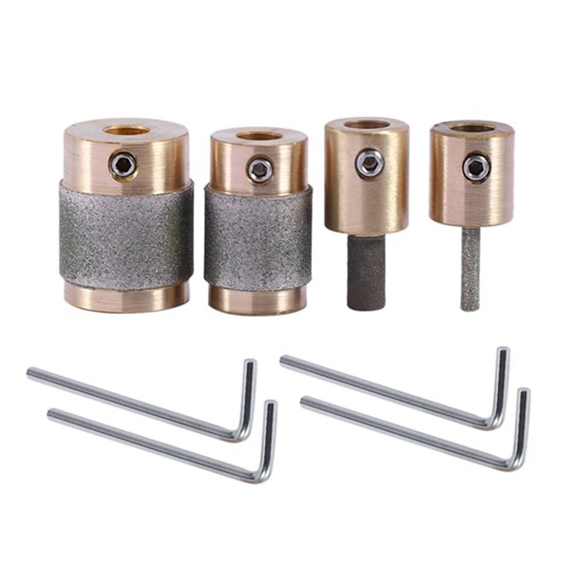 4Pcs Grinding Bits Grinder Head For Grinding Machine Repair Tools (MCB18 MCB14 MCB01 MCB34)