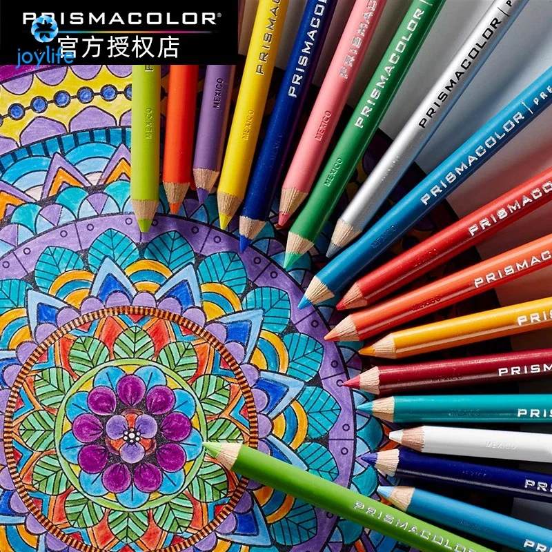 مجموعة أقلام الرصاص الملونة بريزماكولور بريميير، أقلام رصاص زيتية ناعمة احترافية في 12/24/36/48/72/150 لون حيوي، مقاومة للبهتان