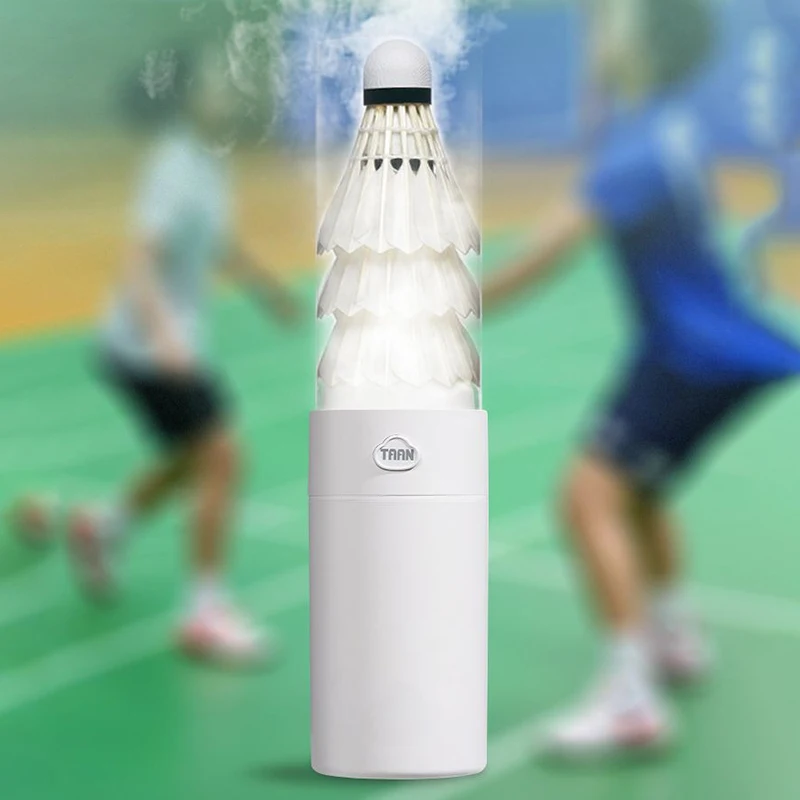 

Mini Badminton Steaming Machine Mute Lightweight Badminton Humidifier Durable Shuttlecock Humidifier Portable Balls Accessories
