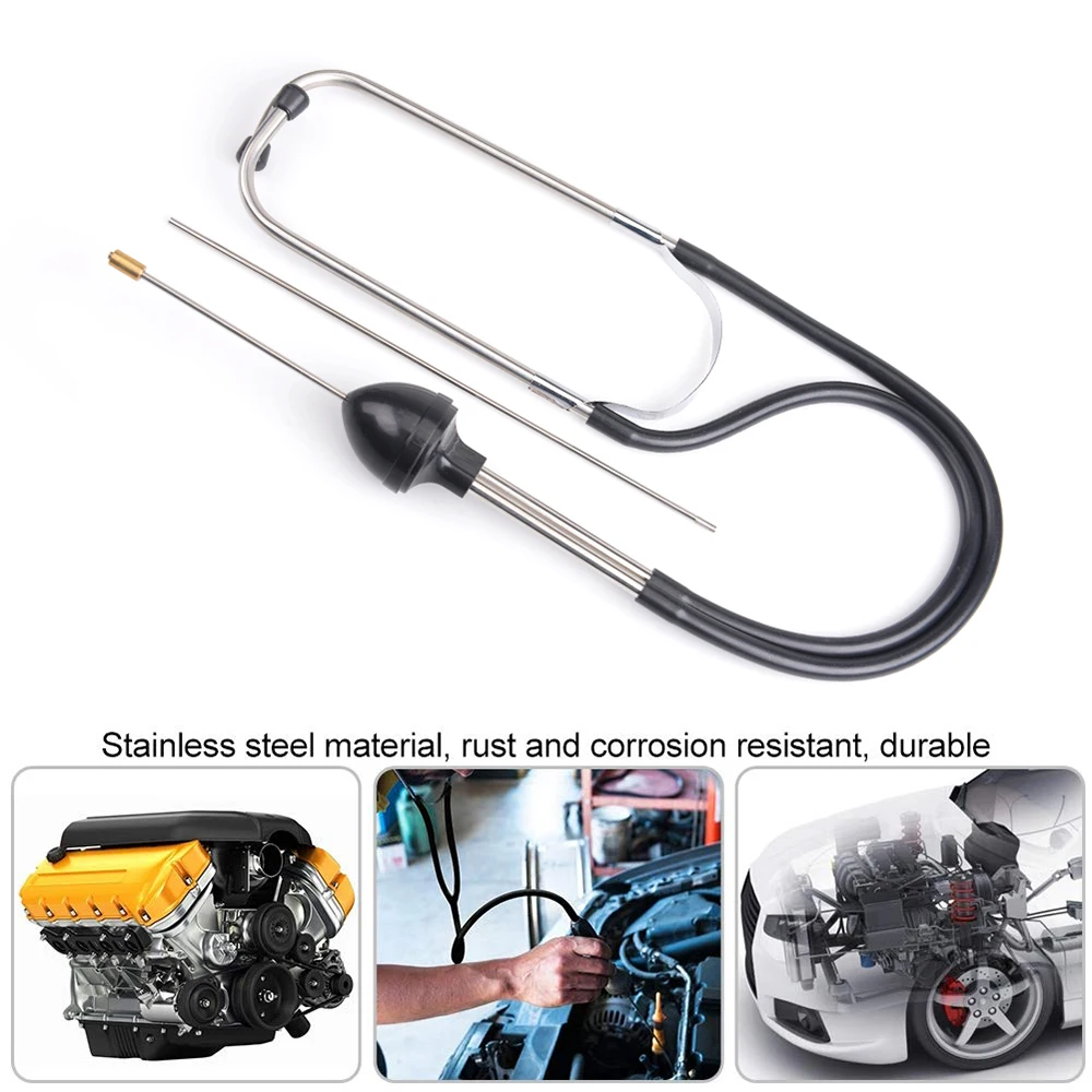 Car Engine Block Diagnostic Tool Professional Auto Stethoscope Cylinder Automotive Engine Hearing Tools For Car