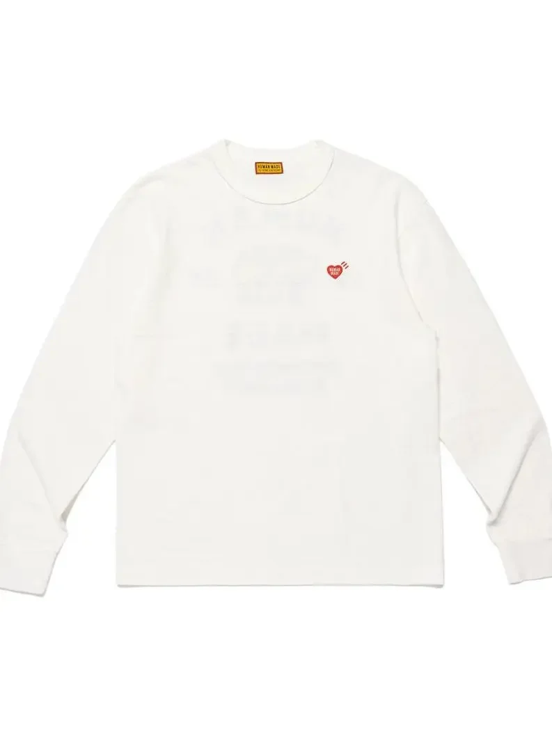 HUMAN MADE FW26 Graphic L/S T Shirt Back Animal Print Heart Logo Unisex Cotton Japan