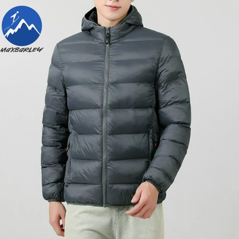 

Winter Padded Jacket Mens Comfort Outdoor Snow Cold Resistant Quilted Coat 2026 Fashion Hooded Lightweight Warm Skiing Jackets
