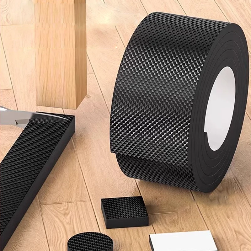 Anti-slip Table Chair Foot Protection Pad Self Adhesive Furniture Leg Shock Absorption  Mats Sofa Stop Slide Protectors Pads