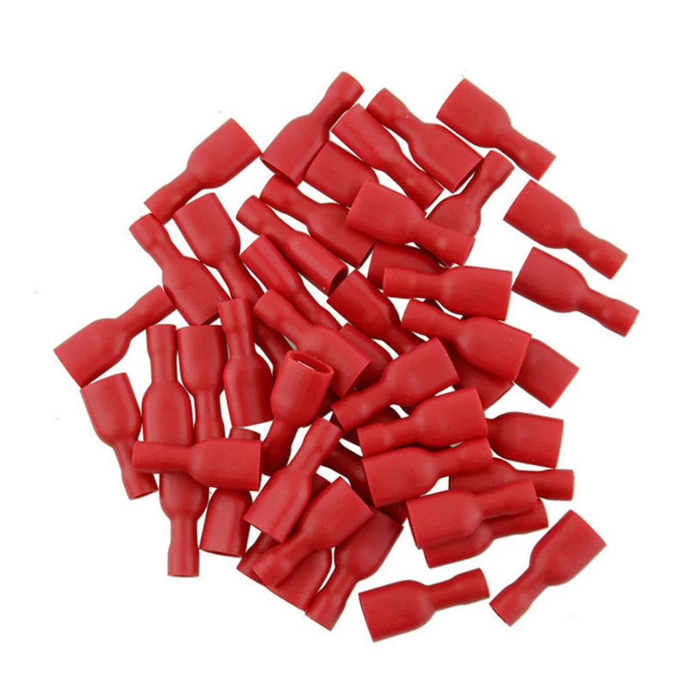 Splice Terminals Wire Crimp Vehicle Car 0.5 -1.5mm 3.5mm Copper 2 22-16awg 100pcs Female Male Insulated Connector