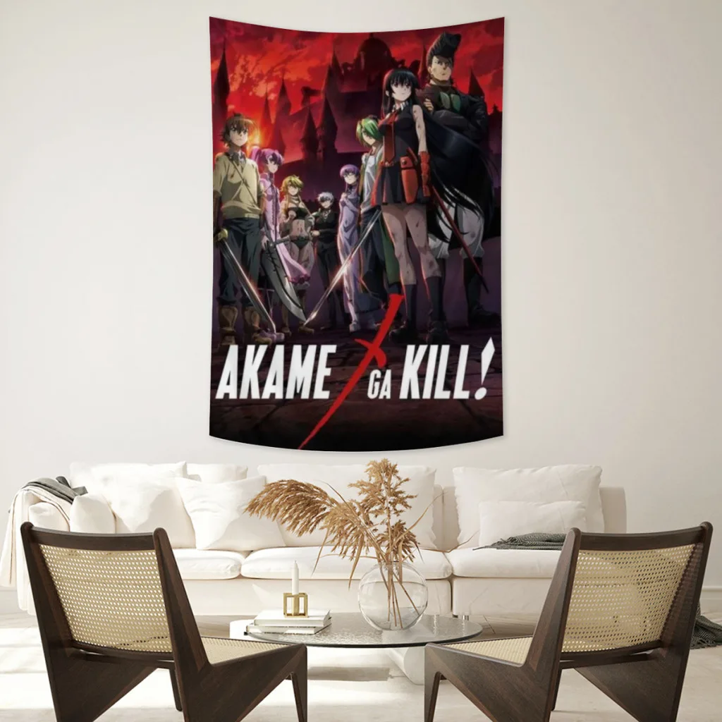 

Japanese Classic Anime Akame Ga KILL Tapestry Wall Hanging Room Decor Accessory Home Wall Decor