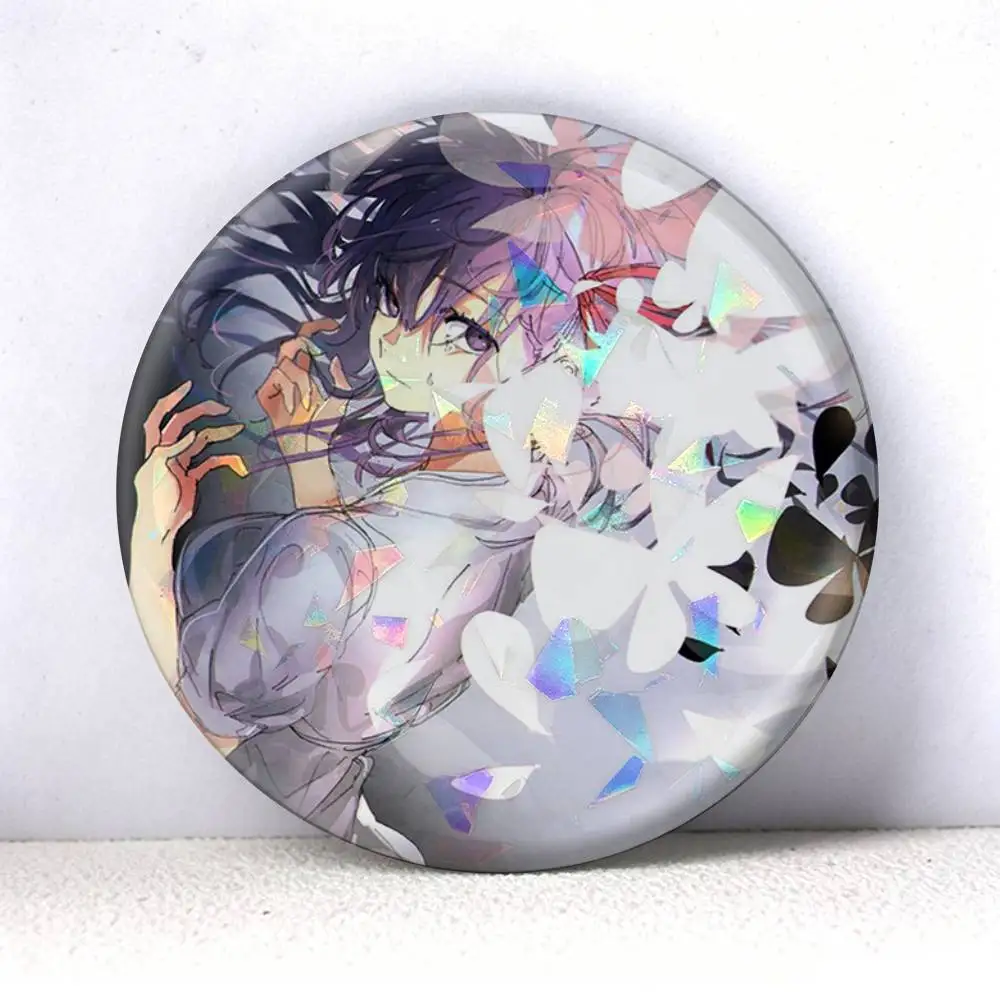 Sakura Matou FSN Fate Stay Night Anime Girl 75mm 44mm 25mm Accessories Toys Badge Brooch Backpack Hat Pins