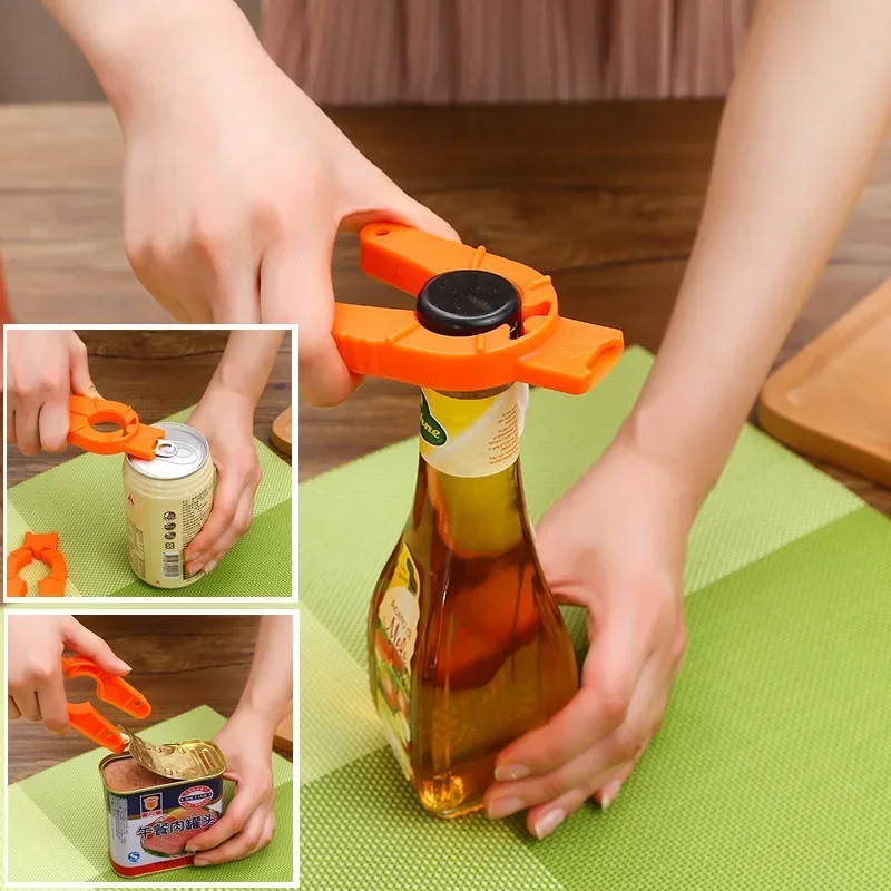 

Creative Plastic Multi-Function Bottle/Can Opener Lady Portable Opener Outdoor Home Kitchen Party Bar Tool Dropshipping