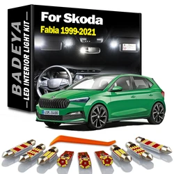 For Skoda Fabia MK1 MK2 MK3 I II III 6Y 6Y2 6Y3 6Y5 5J 542 545 NJ NJ3 NJ5 Hatchback Combi 1999-2021 Car Interior LED Light Kit