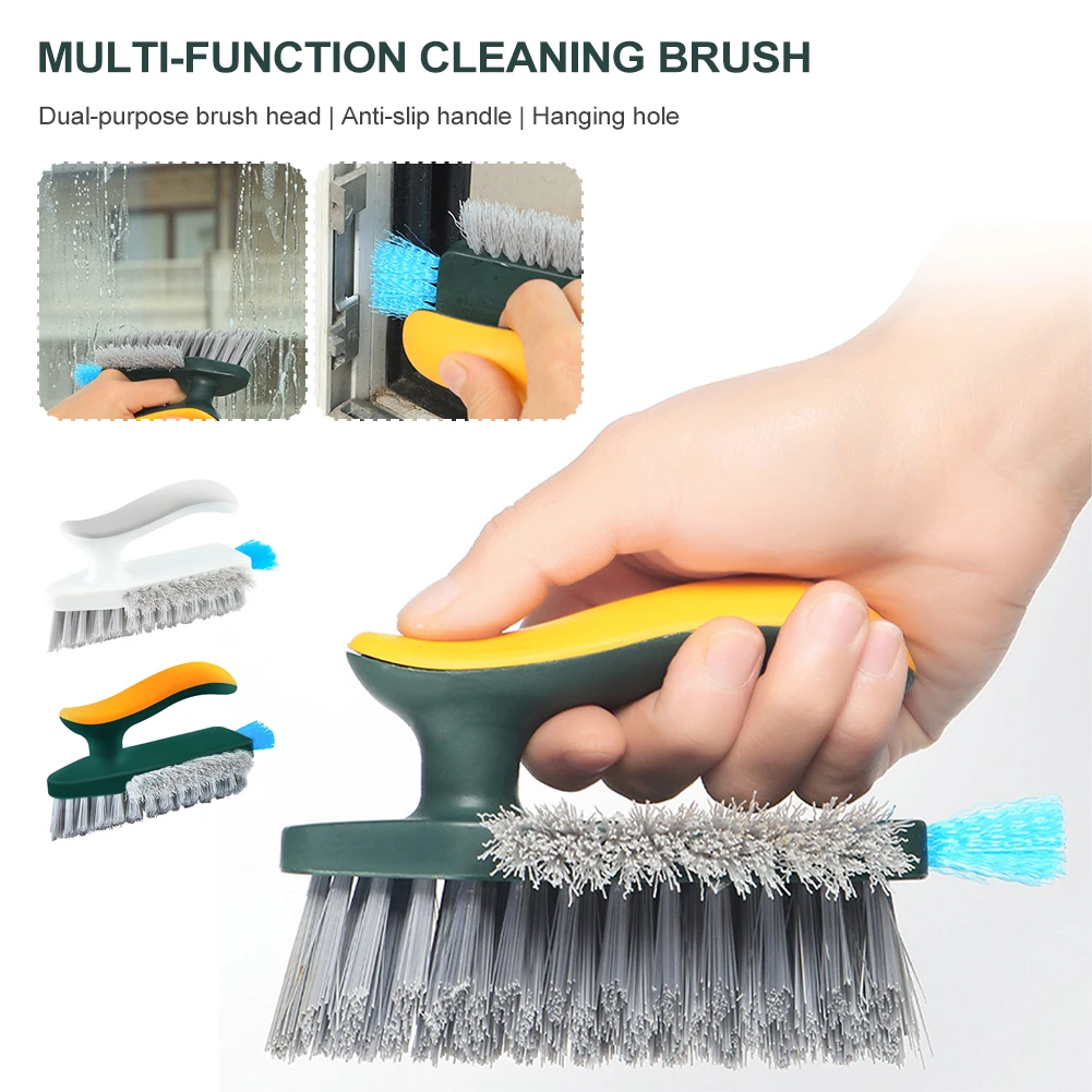 

1pcs Gap Cleaning Scraping Brush Handheld Bathroom Kitchen Tire Cleaner Brush Windows Crevice Brush Household Cleaning Tools