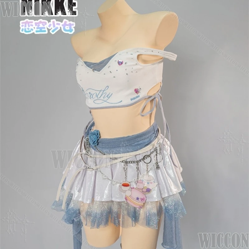 Disfraz de Dorothy de Anime, Nuevo Vestido de Grupo Sweet Beauty, Accesorios para la Cabeza, Uniforme de Dorothy para Halloween, Carnaval, Navidad y Eventos